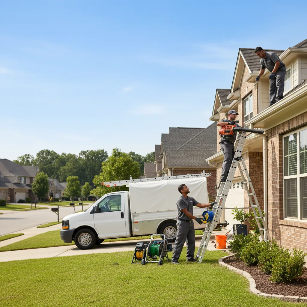 Home Gutter Service in Houston, OH near me